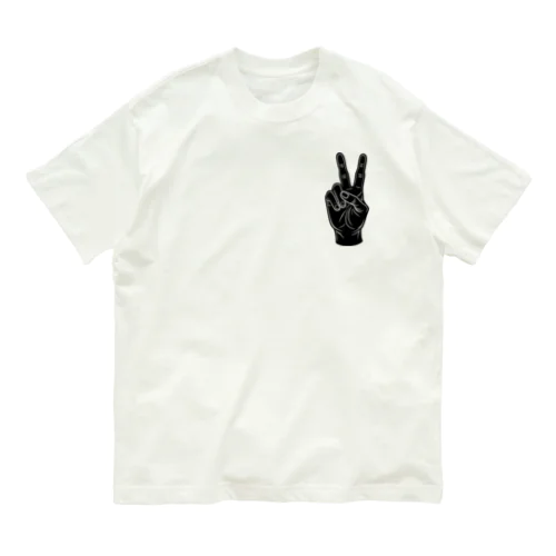 ピースサイン Organic Cotton T-Shirt