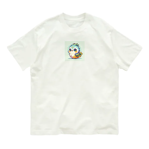 干支の鳥ちゃん02 オーガニックコットンTシャツ