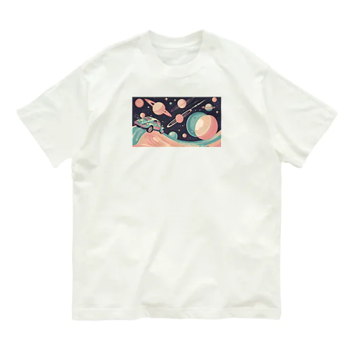 ビートルくんの宇宙探検紀 ー Beetle's Space Adventures ー オーガニックコットンTシャツ