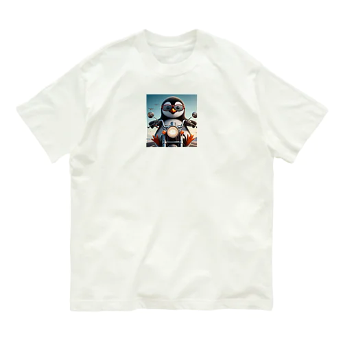 サングラスをかけたワイルドなペンギン① Organic Cotton T-Shirt