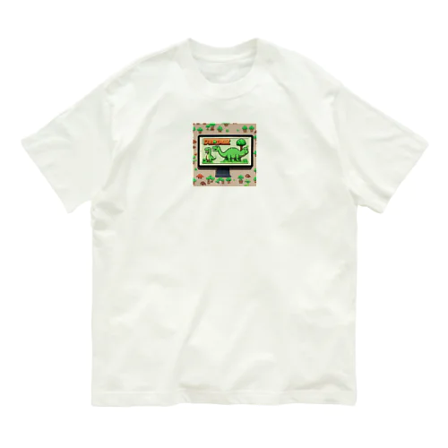 スマホで飼われてる恐竜 Organic Cotton T-Shirt