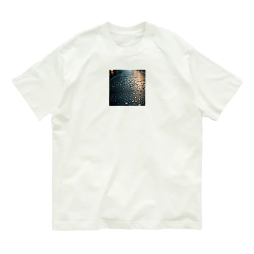 雨とぶつぶつ Organic Cotton T-Shirt