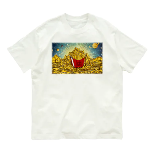 黄金とポテトのふちぼかしver. Organic Cotton T-Shirt