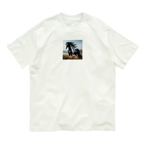 過酷な環境で育った馬 Organic Cotton T-Shirt