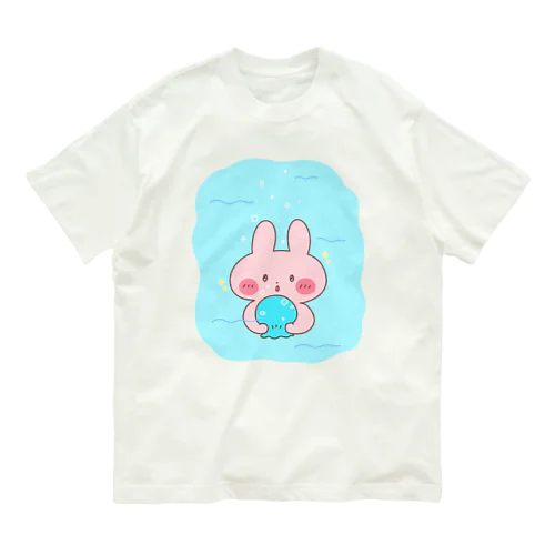 タオルでクラゲ。海気分♪ Organic Cotton T-Shirt