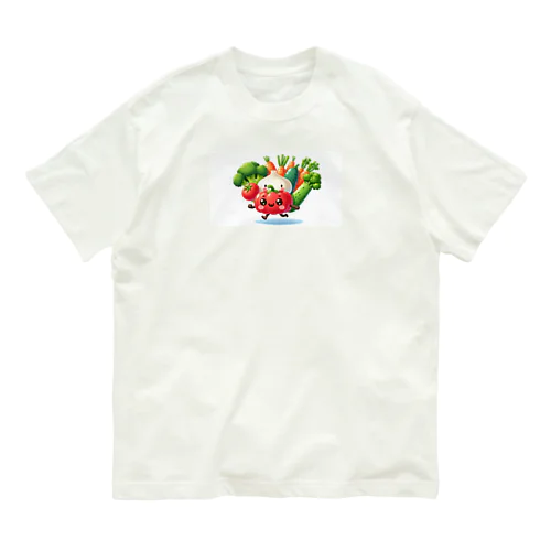 新鮮な野菜達 オーガニックコットンTシャツ
