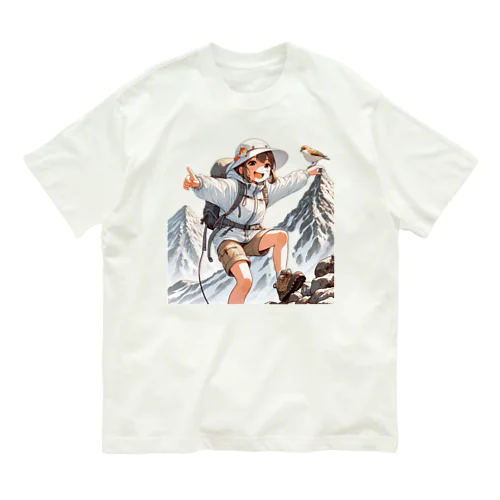 山ガール 07 オーガニックコットンTシャツ