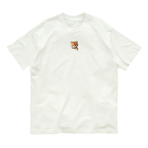 ねぇねぇ、遊ぼうにゃん！ Organic Cotton T-Shirt