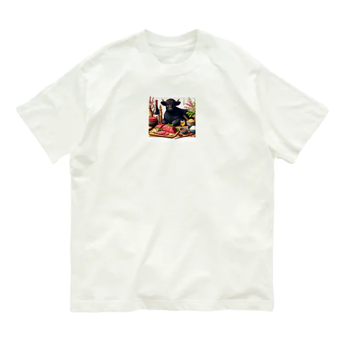 牛さん オーガニックコットンTシャツ