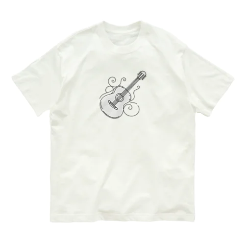 シンプルなギター Organic Cotton T-Shirt