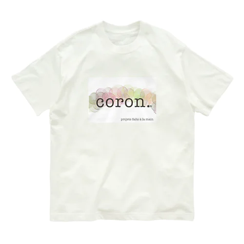 coron.ショップブランドマーク オーガニックコットンTシャツ