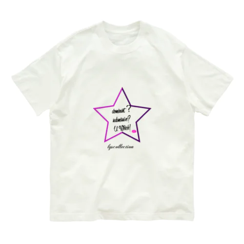 star モチーフ オーガニックコットンTシャツ