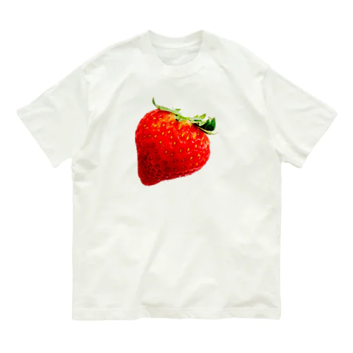 いちご🍓 オーガニックコットンTシャツ