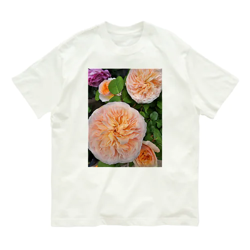 優しいバラ Organic Cotton T-Shirt