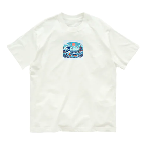 海辺ネコ「ろく」「しち」「はち」 Organic Cotton T-Shirt