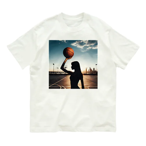 basketgirl オーガニックコットンTシャツ