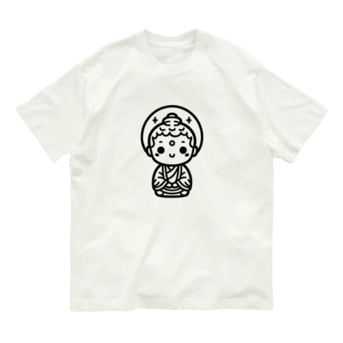 かわいい菩薩のシンプルイラスト Organic Cotton T-Shirt