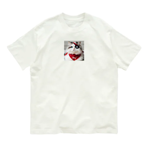 海賊猫ちゃん Organic Cotton T-Shirt