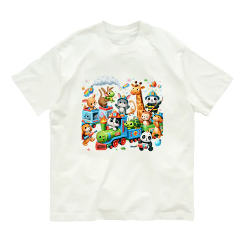 あにまる消防隊 Organic Cotton T-Shirt