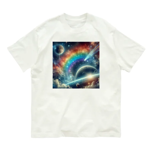 宇宙 オーガニックコットンTシャツ