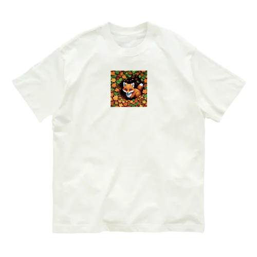 森の中のキツネ Organic Cotton T-Shirt