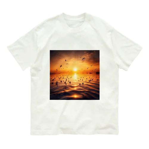 夕日 Organic Cotton T-Shirt