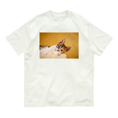 願いがかなうようにね　ねこちゃんー Organic Cotton T-Shirt