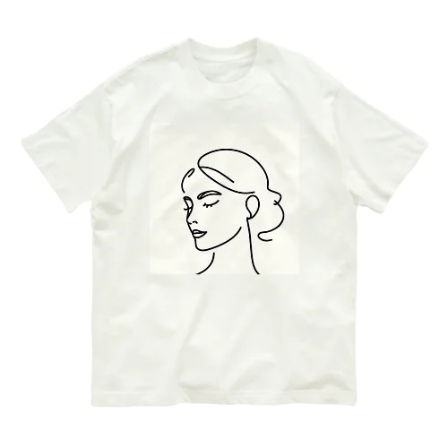 一筆書き風景アート6 Organic Cotton T-Shirt