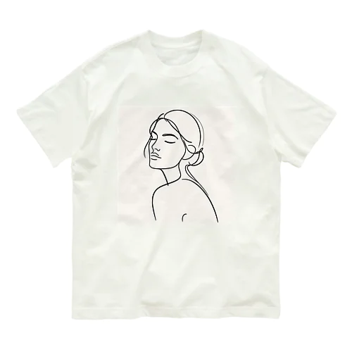 一筆書き風アート7 Organic Cotton T-Shirt