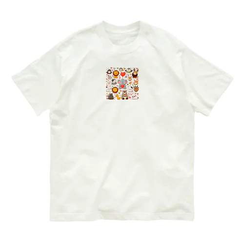 ふわもこハーモニー オーガニックコットンTシャツ