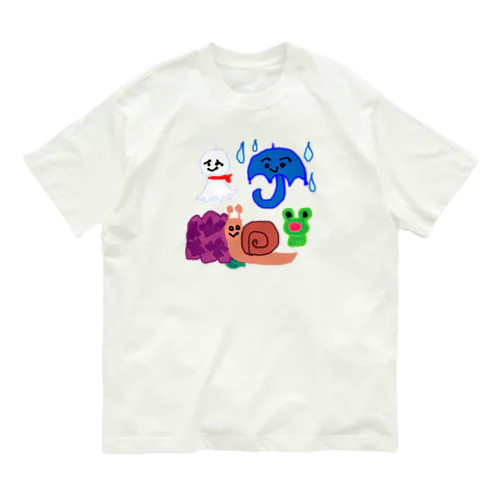 雨の日 オーガニックコットンTシャツ