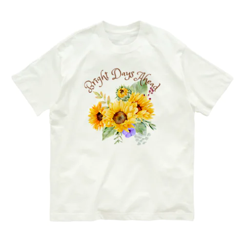 向日葵 オーガニックコットンTシャツ