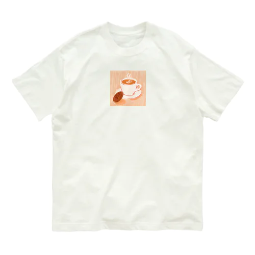 レトロ風なコーヒーイラストグッズ Organic Cotton T-Shirt