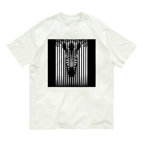 縞馬くん Organic Cotton T-Shirt