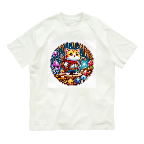 冒険のドワーフキャット Tシャツ - 子ども用 Organic Cotton T-Shirt