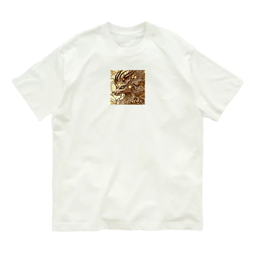 金色に輝く麒麟 Organic Cotton T-Shirt
