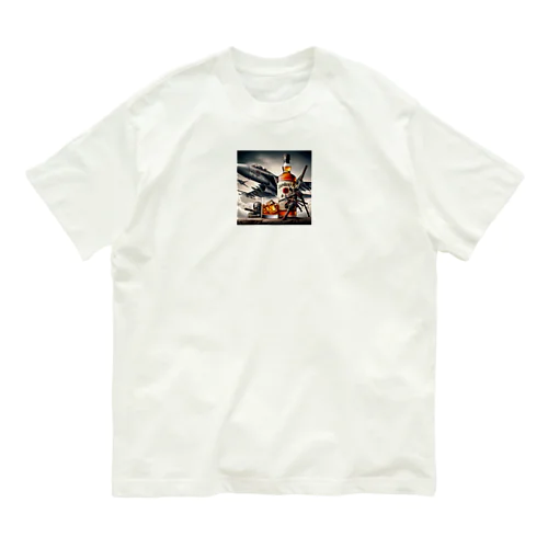 戦闘機と武士 Organic Cotton T-Shirt