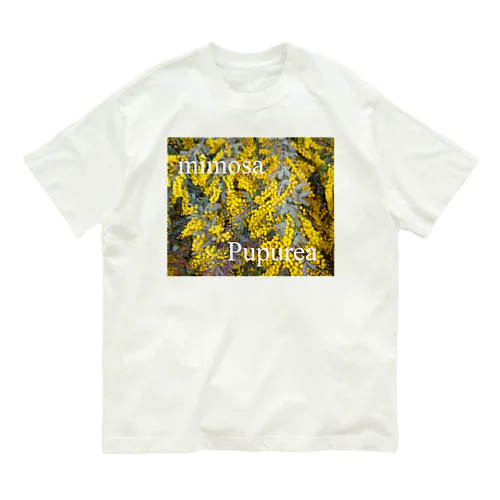 Mimosa　Pupurea Organic Cotton T-Shirt