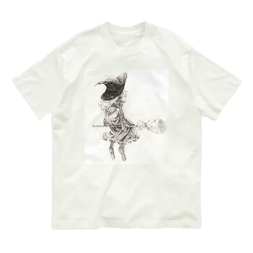 whimsical witch Organic Cotton T-Shirt