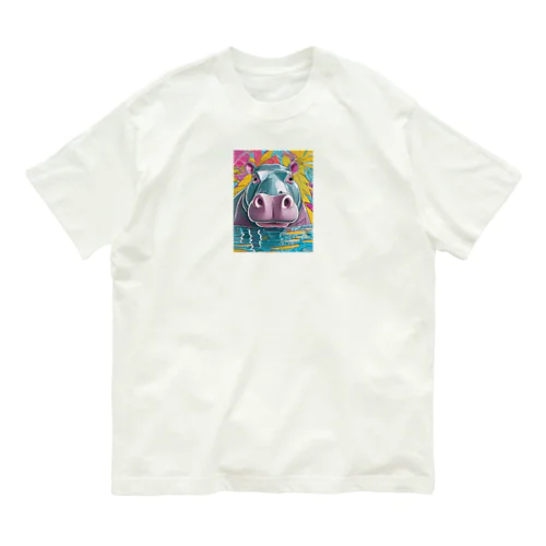 カバ。part 1 オーガニックコットンTシャツ