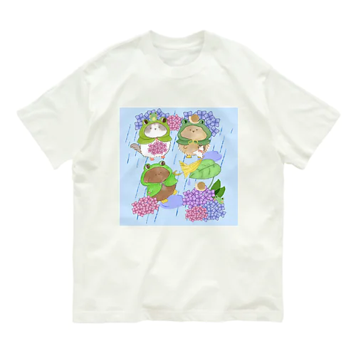 6月　土砂降りの日 Organic Cotton T-Shirt