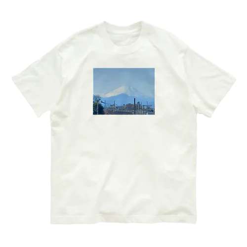 元日の富士山 Organic Cotton T-Shirt