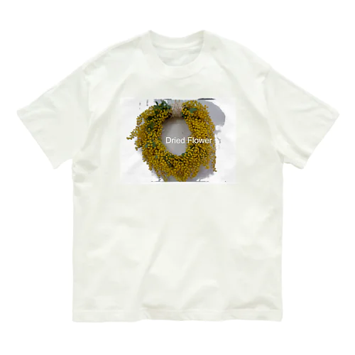 ミモザリース　ドライフラワー Organic Cotton T-Shirt