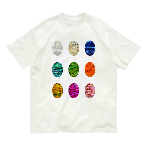 迷彩柄（１３)　縦 Organic Cotton T-Shirt