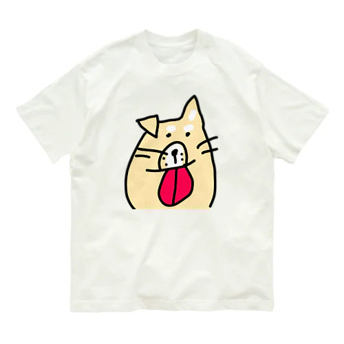 ビビりな番犬くん オーガニックコットンTシャツ