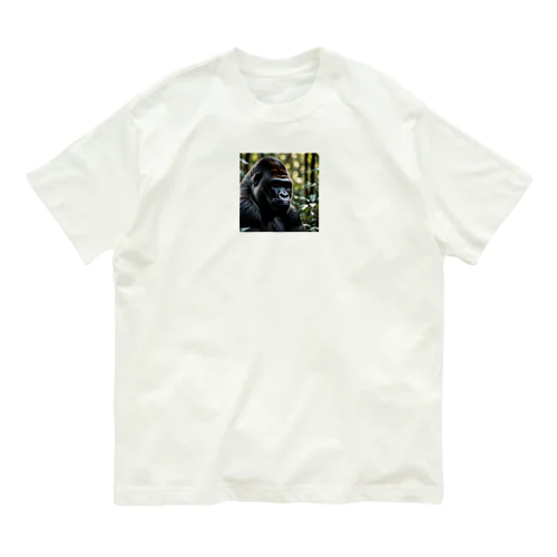 無口なゴリラ Organic Cotton T-Shirt