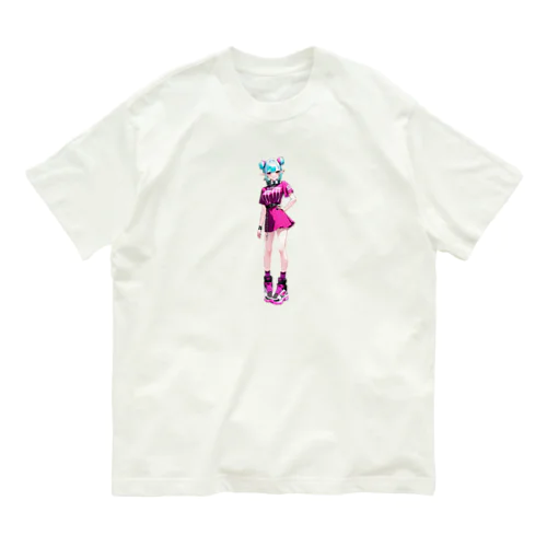 応援するエルフちゃん オーガニックコットンTシャツ