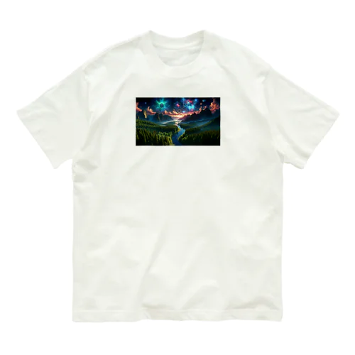 自然×4D オーガニックコットンTシャツ