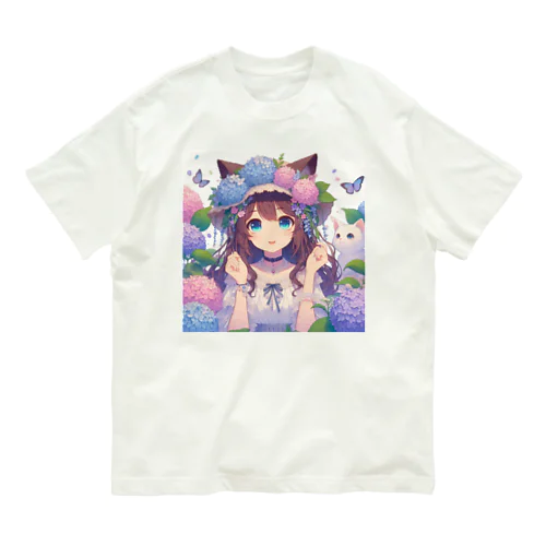 ねこニコばん Organic Cotton T-Shirt