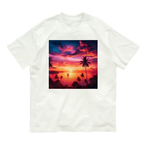 「美しい夕焼け」グッズ Organic Cotton T-Shirt